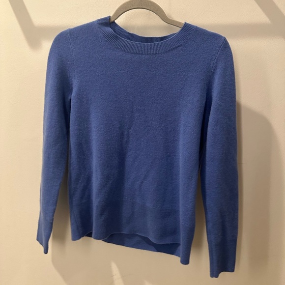 J. Crew - Cashmere classic-fit crewneck sweater in Cornflower Blue - Size XS - Picture 4 of 6